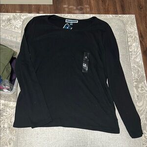 Black Long Sleeve Top
